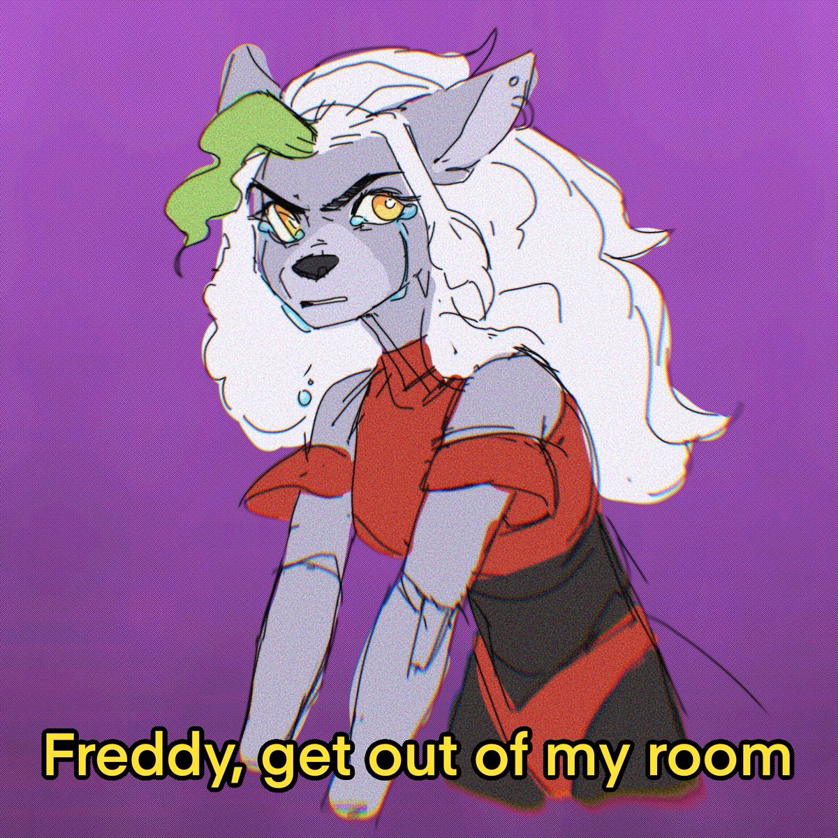 speefus_OvO's tweet photo. Hidden dialogue that you have to scavenge for is the best #fnaf #roxannewolf https://t.co/rkiiUBB9Pg