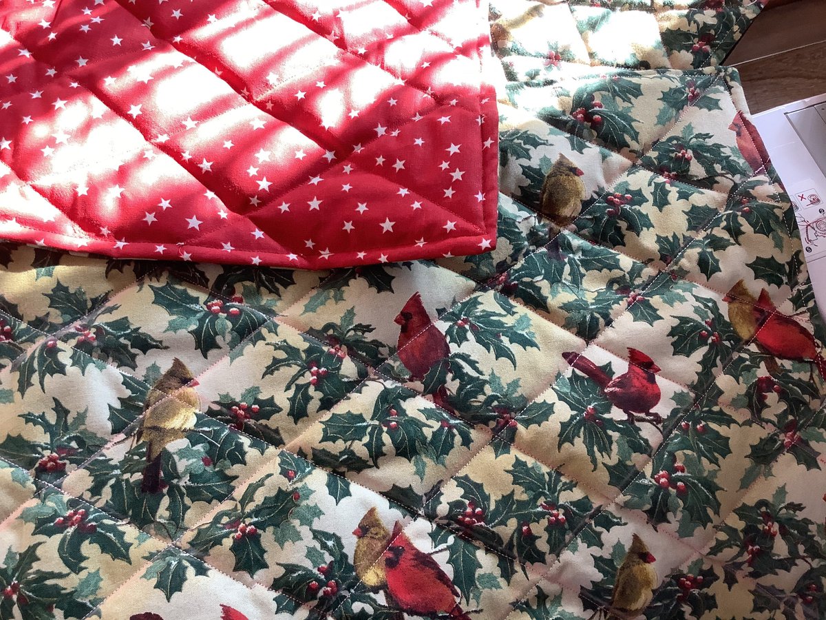 FallHolidaze's tweet photo. Christmas Cardinals and Berries  placemats set of 4! https://t.co/6JpdKetRaU #FallHolidaze #Etsy #Christmas https://t.co/cpuNzDoTdO
