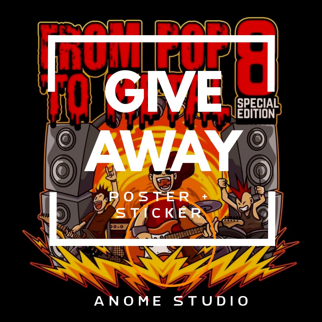 Shout out! 10 posters and stickers to give away tomorrow. A donation to flood victims from our friend @anomestudiomy. Thank you very much! #fptm #fptm8