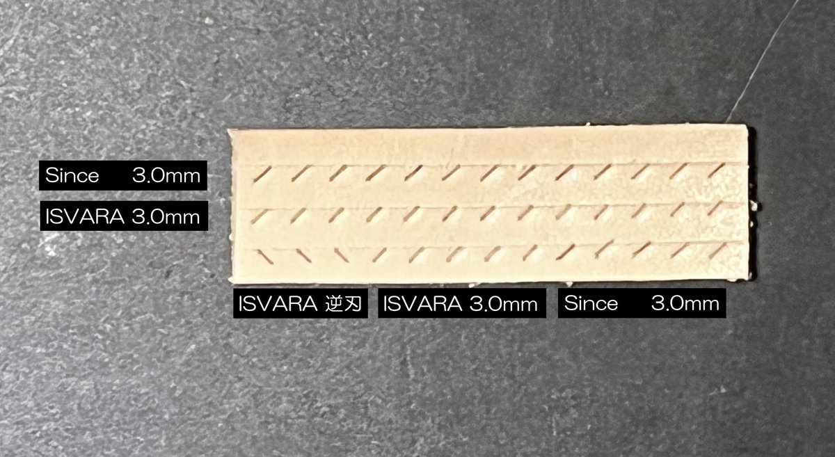 gaku_jp_'s tweet photo. ■SinceとISVARAの比較
<サイズ>
ISVARAが全体的に薄く小さい
※写真1枚目
<重さ>
Since:61.4g
ISVARA:42.0g
※写真2,3枚目
<目打ち>
ISVARAは幅が少し小さい。
その為か角が少し起きてます。
判りずらいかも知れませが💦写真で確認して下さい。
#レザークラフト
#ヨーロッパ目打ち
#since
#ISVARA https://t.co/0WMuirL9vj