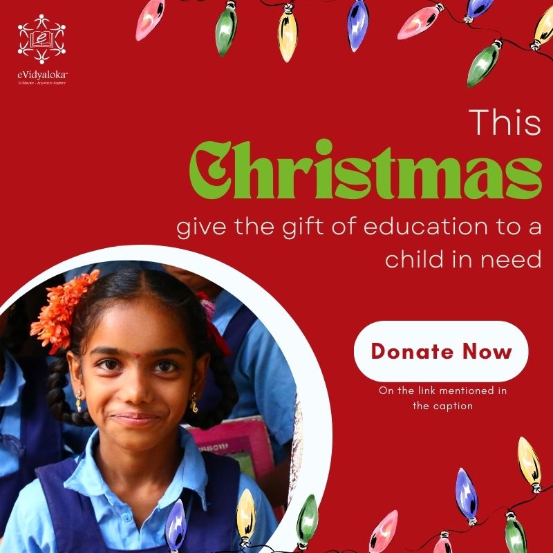 evidyaloka's tweet photo. This Christmas, let the gift of education bring a smile to her face. Be a real life Santa. Donate Now! 
https://t.co/yALYKARlVI

#GiveIndia #NewYearNewBeginnings #RuralChildren #EmpoweringRuralIndia #NewYear2022 #Christmas @GiveIndia https://t.co/UcWBXP902R