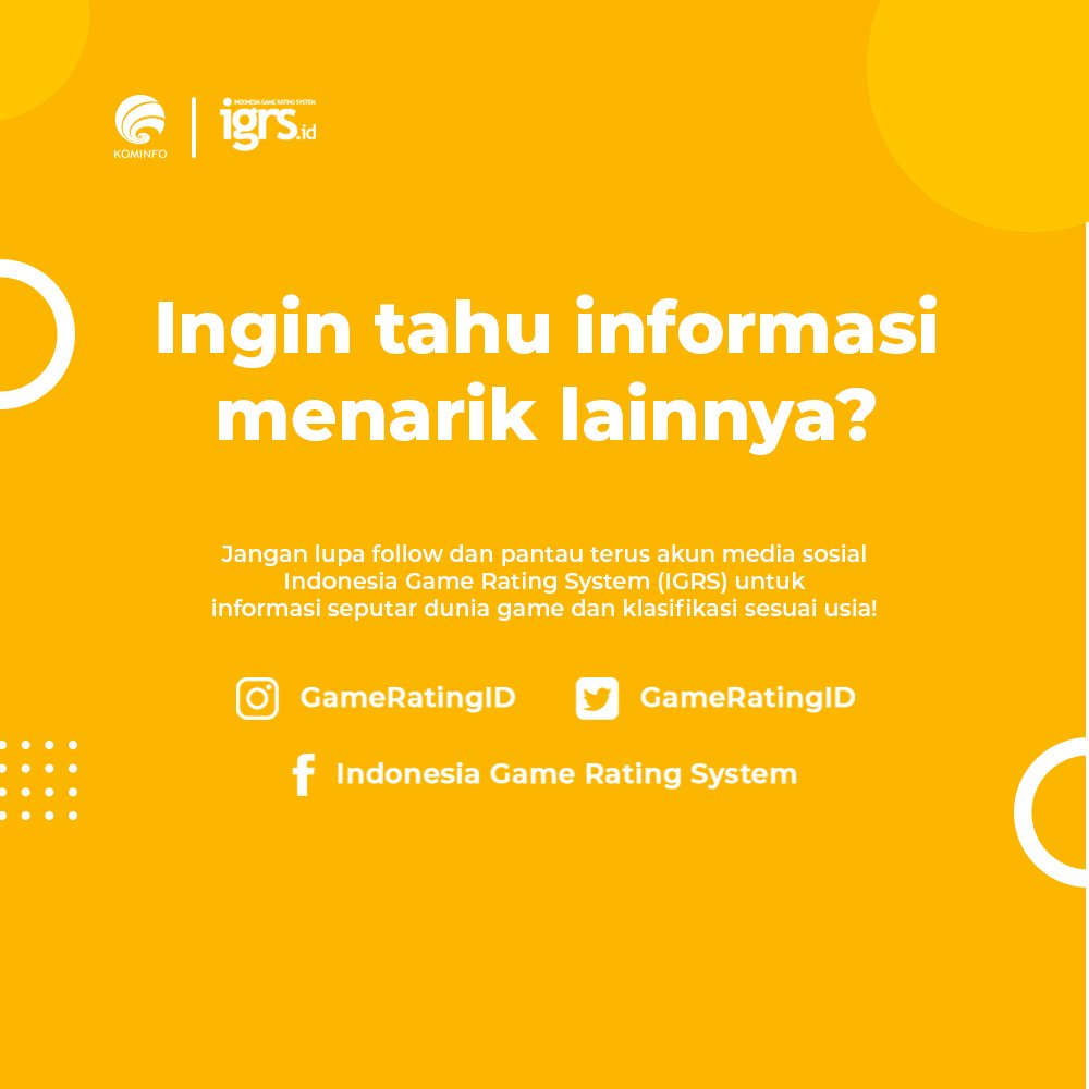 Siapa yang tak kenal Luxxy dan Zuxxy? 

Duo pro player PUBG Mobile dari Bigetron Red Aliens ini memang jadi andalan. Simak lima fakta menarik duo atlet esports ini pada posting-an berikut! 

#IGRS #IndonesiaGameRatingSystem #GamersSERU #TauRatingSeruGaming