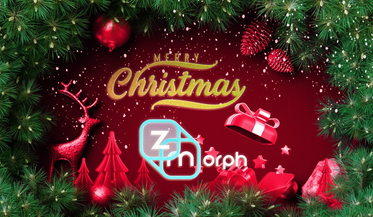 ZMorphL2's tweet photo. 👏👏Wish all #ZMorph community members🥰a Merry Merry #Christmas 🎄🎄
🥂🥂Thank you guys so much for supporting us. 💪More good news is on the way⚡️⚡️
#Layer2 #MultiChain https://t.co/CD9koxwjoj
