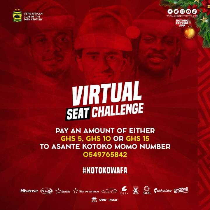 AKBN1935's tweet photo. Book your seat via MoMo number 0549765842 to join Sunday's #KotokoWAFA Boxing Day feast virtually.
Rates...GHs 5, GHs 10 or GHc15
#AKSC #GPLmd10 https://t.co/TwE8UB7gUq
