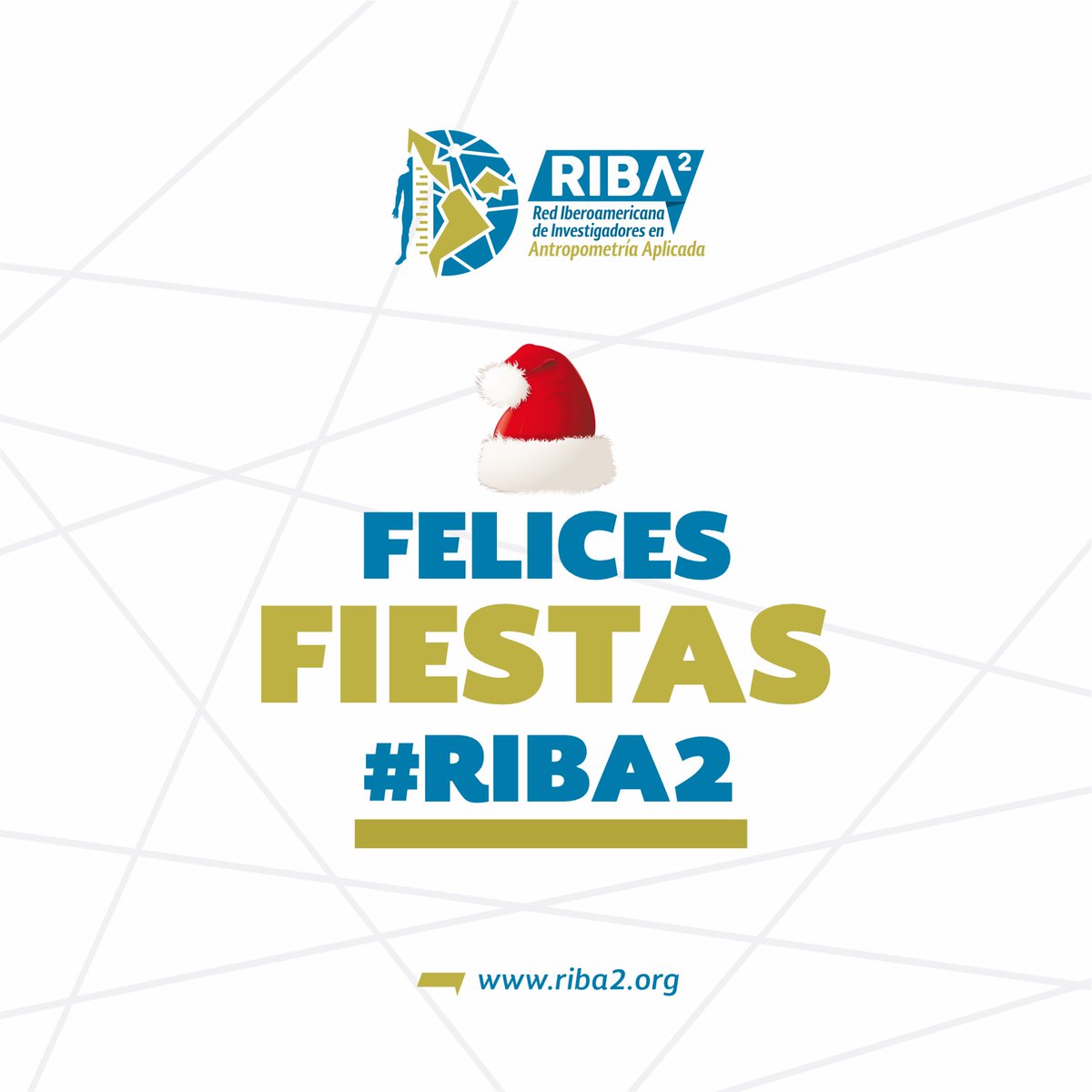 RIBA46097928's tweet photo. La Red Iberoamericana de Investigadores en Antropometría Aplicada te desea unas Felices fiestas y un próspero 2022✨

#riba2 https://t.co/sePE2MPgrs