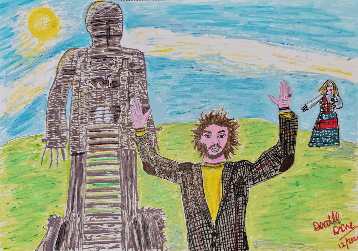 summerislearts's tweet photo. A commission I have just done, my first. I was happy with it. Client wanted to become Lord Summerisle. 😁
#TheWickerMan #LordSummerisle #DoodleDiane #Doodles #Doodling #AcrylicPen #ArtistPaper #Commission #DontExpectTheMonaLisa https://t.co/nHaPFwUWKL