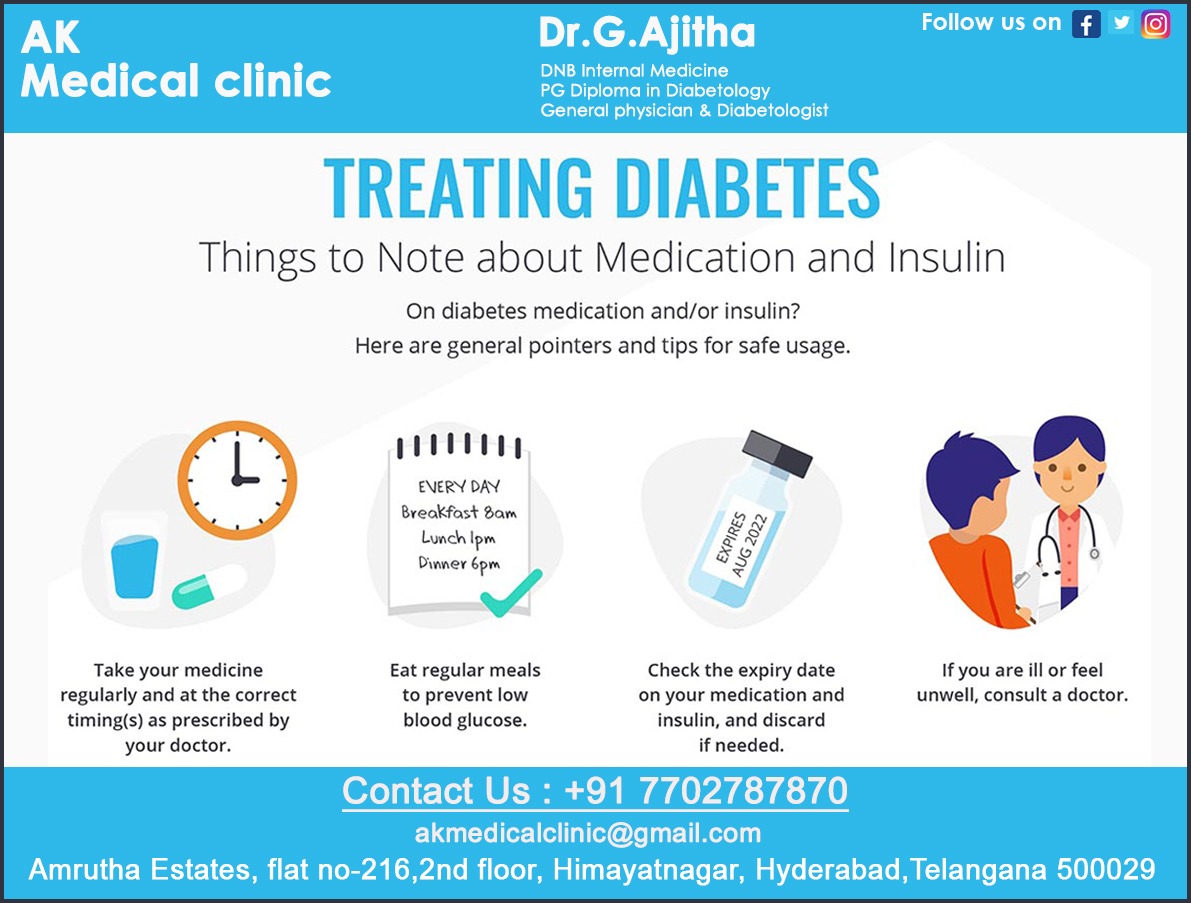 #Controlling blood sugar through diet, #oralmedication or insulin is the main treatment. Regular screening for complications is also required.

Follow My social pages:
Pinterest:
in.pinterest.com/akmedicalclini…
Twitter
x.com/akmedicalclinic
Linkedin:
linkedin.com/in/ak-medical-…