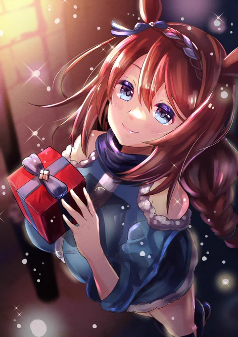 メリークリーク🎁
#ウマ娘 #スーパークリーク 