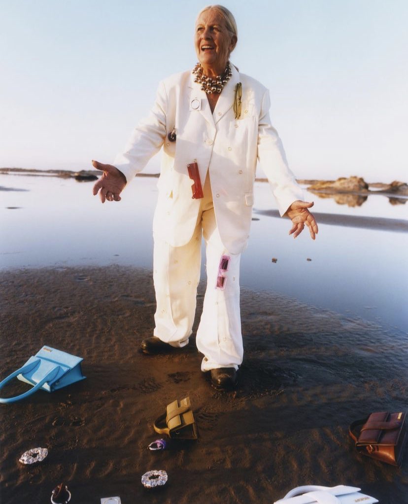 Simon Porte Jacquemus &amp; his grandmother for Elle