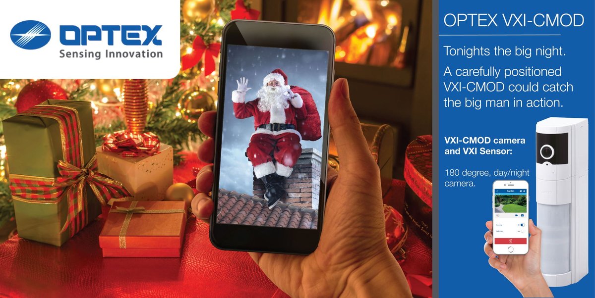 OPTEXSecEMEA's tweet photo. Tonight is the big night.
Have you carefully positioned your VXI-CMOD?
You might be able to catch the big man in action.
https://t.co/pCoKLAPYlS
#christmas #catchsanta #securityindustry https://t.co/HMgrlWbKqQ