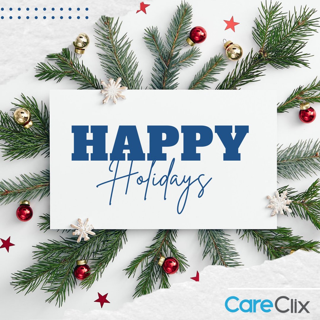 CareClix's tweet photo. Wishing you and your loved ones a year of good health, happiness and prosperity. We value every customer. Happy holidays and thank you for choosing us! – The CareClix Team

 #HappyHolidays https://t.co/q0TBFog0L9