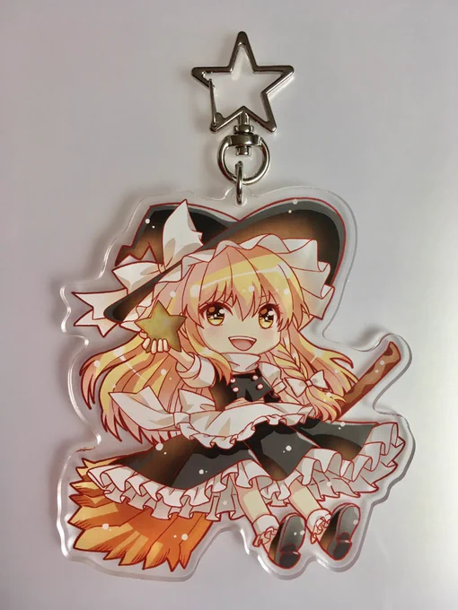 星形ナスカンがカワイ〜です ぜひぜひパチュリーとお揃いにしてやってください 