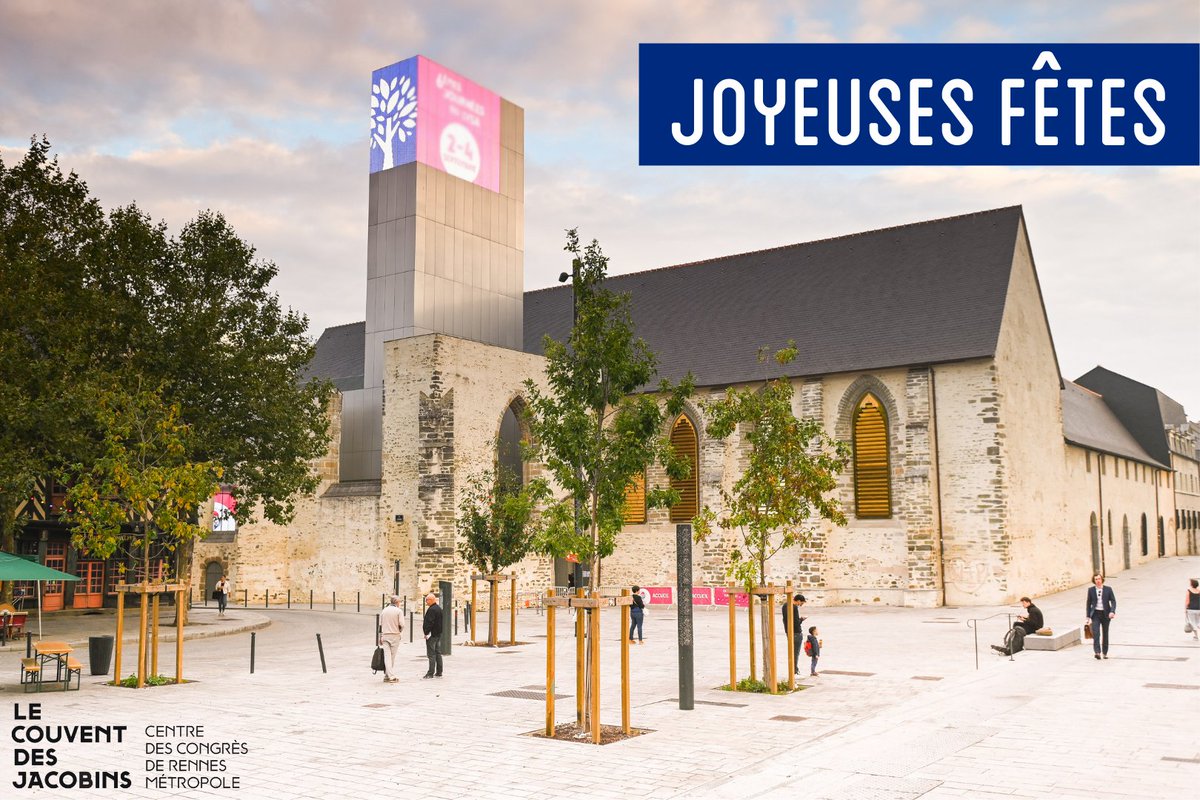 🎄L'équipe du Couvent des Jacobins - Centre des Congrès de Rennes Métropole, vous souhaite un Joyeux Noël et de belles fêtes de fin d'année !
📸 <a href="/TCrabotPhoto/">Thomas Crabot - Photographe Professionnel à Rennes</a>