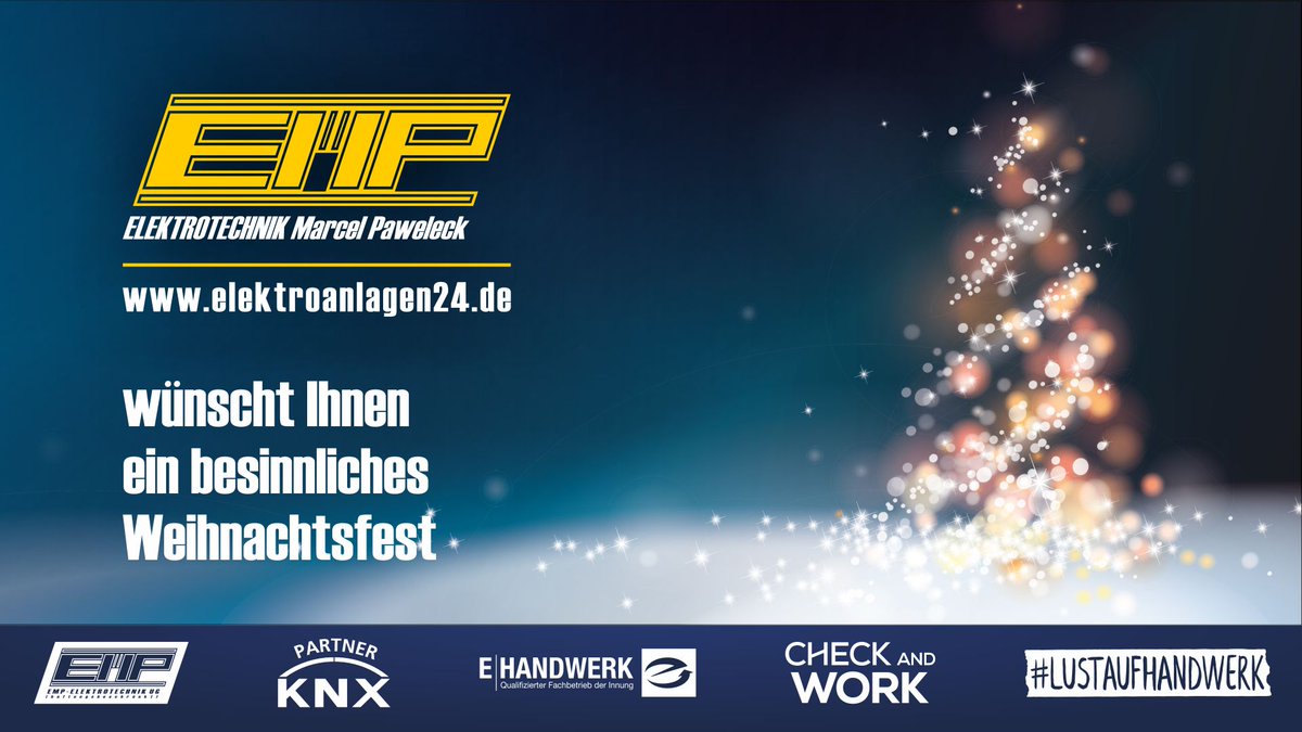 Wir wünschen Ihnen ein entspanntes, frohes und besinnliches Weihnachtsfest ...

#Weihnachten
#Zeit
#elektroanlagen24
#KNX
#Glauchau

elektroanlagen24.de/wir-wuenschen-…