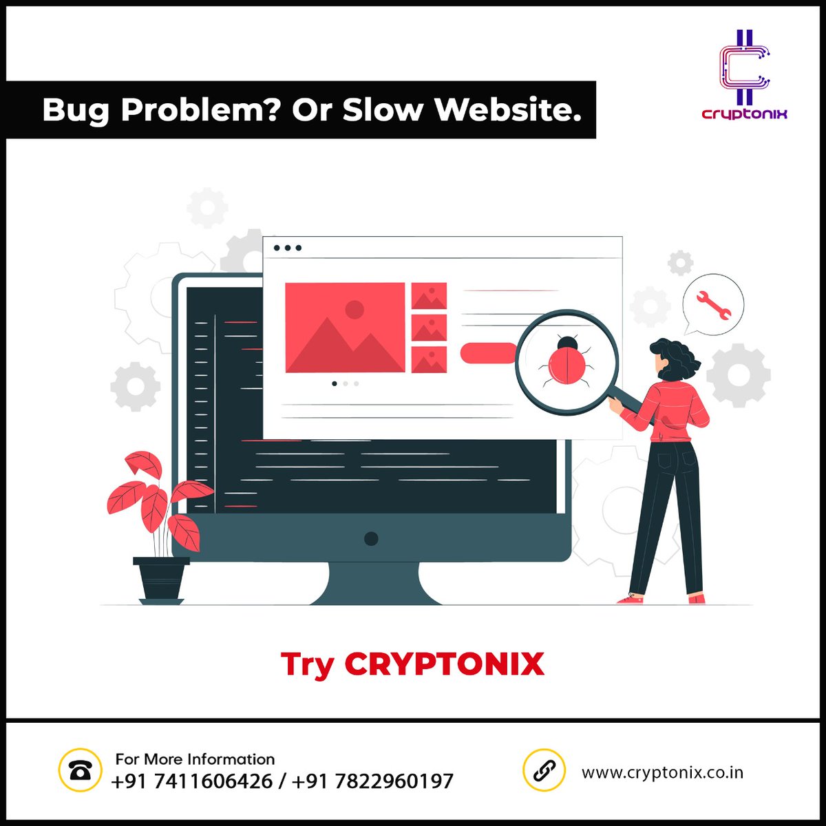 Cryptonixltd's tweet photo. Get your website build by cryptonix today.

#cryptonix #softwares #digitalmarketing #websitedevelopment #seo #smo #contentwriting #graphicdesigning #appdevelopment https://t.co/pdQF3nRTib
