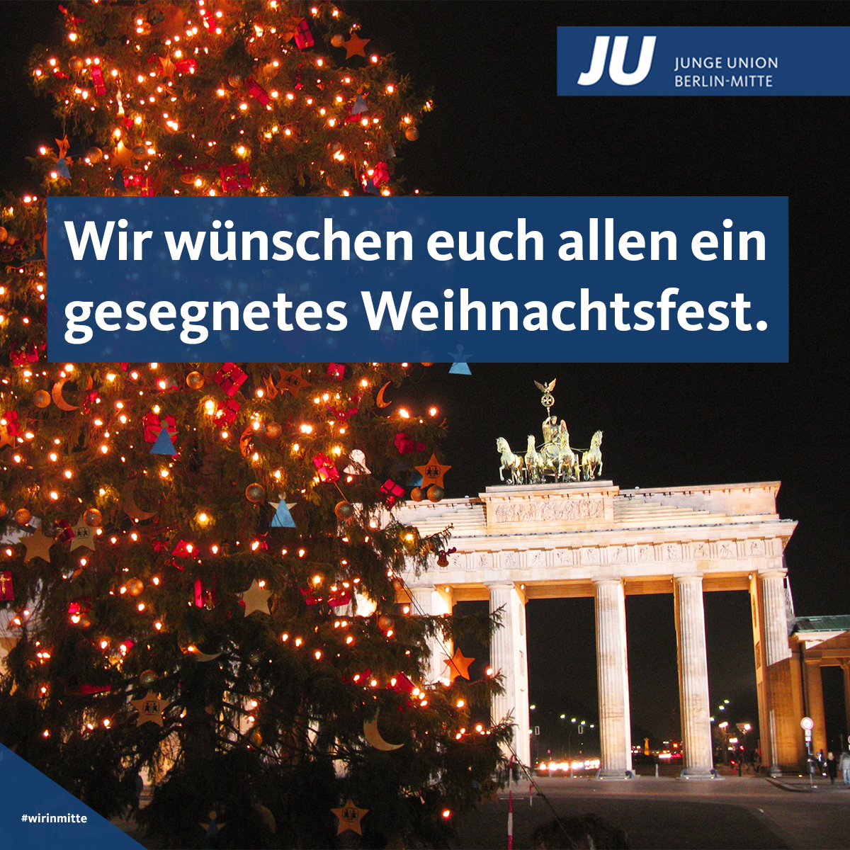 jumitte's tweet photo. #WirinMitte wünschen euch heute einen feierlichen Heiligabend und ein gesegnetes Weihnachtsfest im Kreise eurer Familien. https://t.co/rhyjBKNkVZ