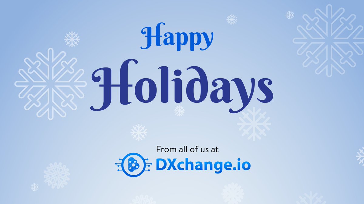 DxchangeI's tweet image. This holiday season, team DXchange wishes you all the happiness and cheer. Thanks for taking your valuable time in exploring the offerings from DXchange! Be on the lookout for the upcoming exciting features.

#ipaas #dxchange