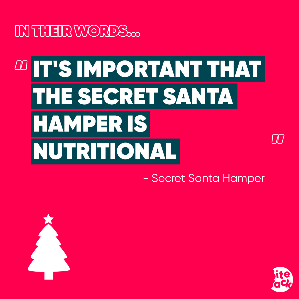 BiteBack2030's tweet photo. Today the Secret Santa Hamper team are our @BiteBack2030 heroes! 🎅 

They are delivering donated nutritional food to families in Stockport. We love their commitment to getting nutritious food to those who need it ❤️ 

Please share and support them @SantaHamper https://t.co/zCCVtcFO3b
