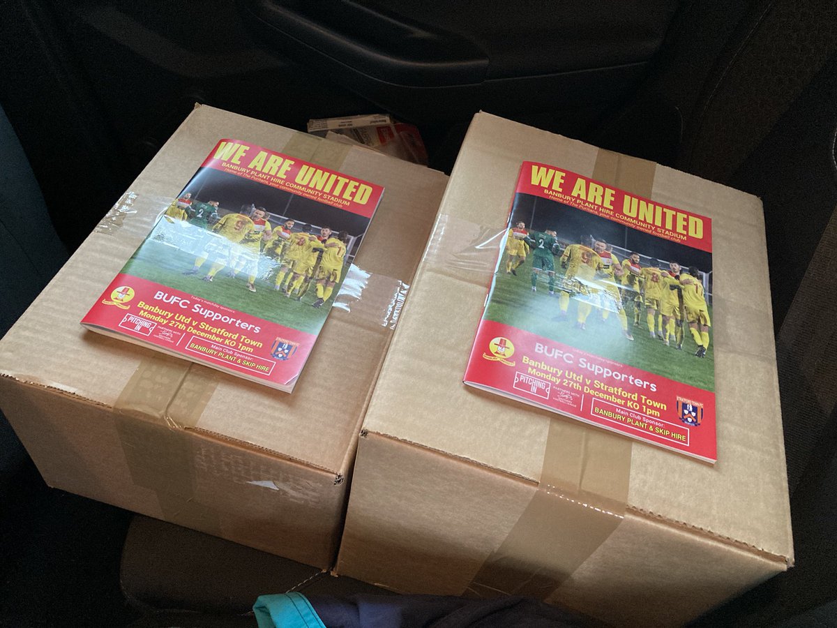 Banbury United FC (@banburyunitedfc) on Twitter photo Just picked up Monday’s programme from the good people at <a href="/BanburyLitho/">Banbury Litho</a>. Thanks to all the contributors for their on-going support - tight deadline but fully up to date with pics, report and stats after our win @PSLFC on Tuesday Just picked up Monday’s programme from the good people at <a href="/BanburyLitho/">Banbury Litho</a>. Thanks to all the contributors for their on-going support - tight deadline but fully up to date with pics, report and stats after our win @PSLFC on Tuesday