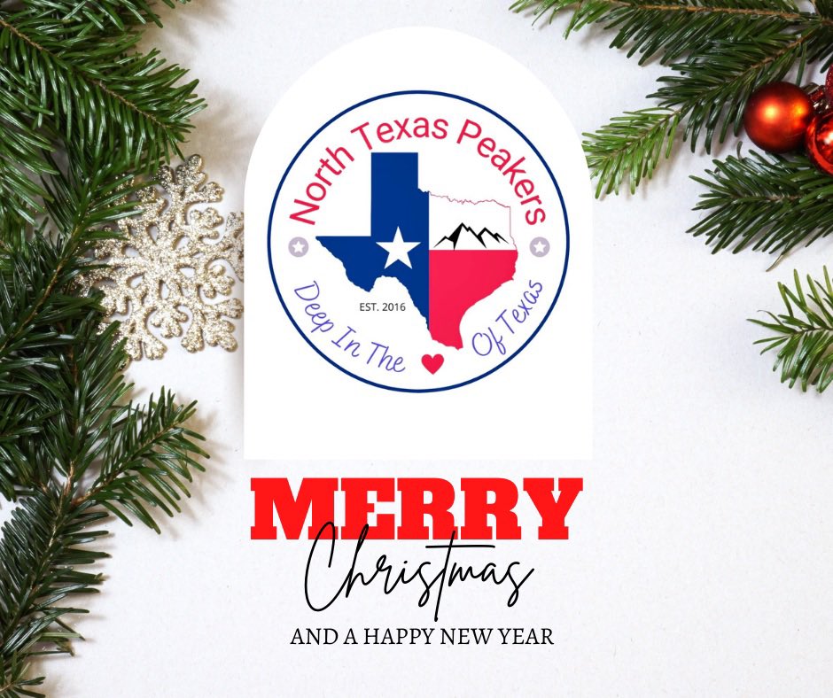 From the <a href="/NTXPeakers/">North Texas (NTX) Peakers</a>, we wish you a Merry Christmas and a Happy New Year❤️🥂❤️<a href="/MyPeakChallenge/">My Peak Challenge</a>  <a href="/SamHeughan/">Sam Heughan</a> <a href="/CoachValbo/">John Valbonesi</a>