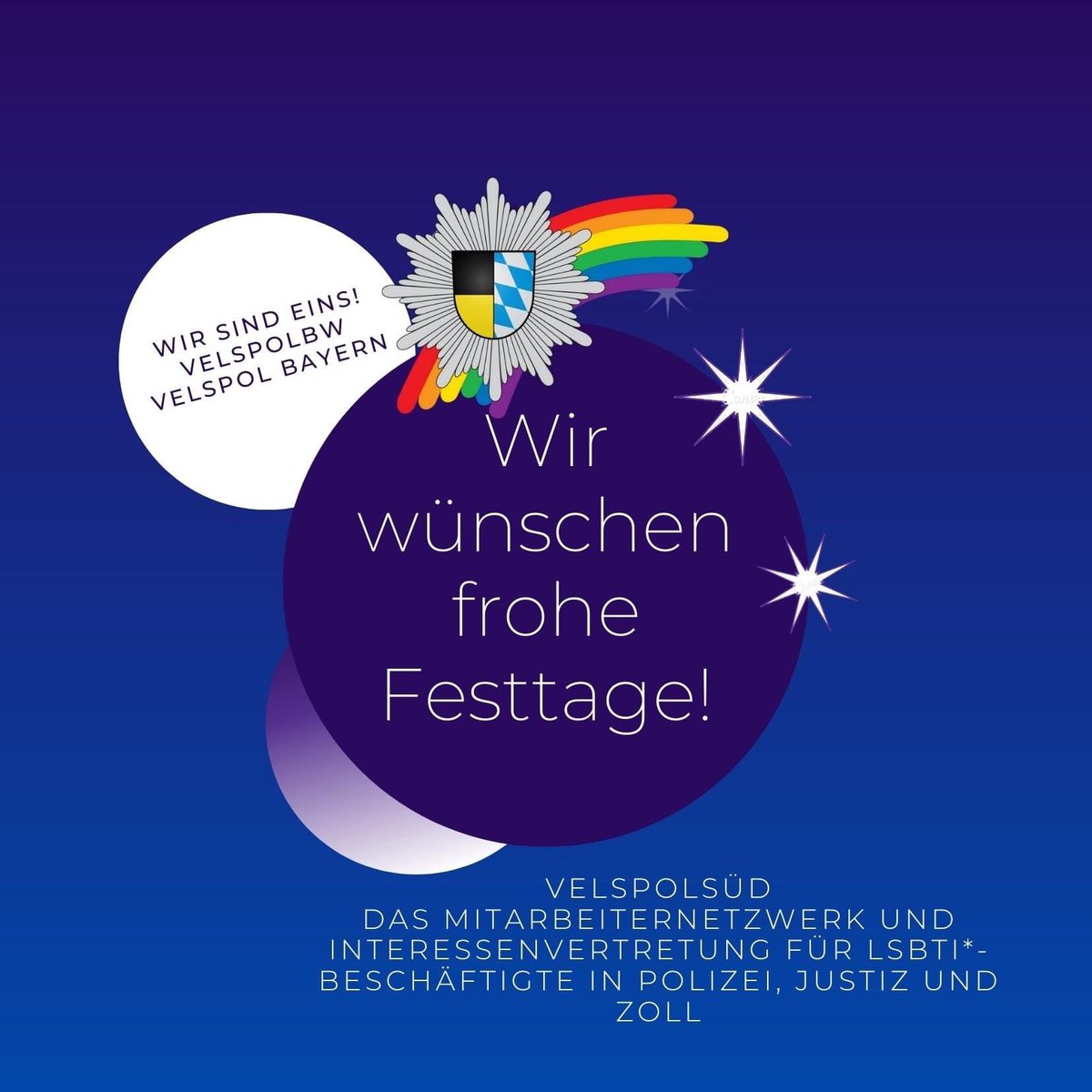 velspolsued's tweet photo. ++ Frohe und besinnliche Festtage - der VelsPolSÜD-Vorstand sagt DANKE +++

▶️ VelsPolSÜD (VelsPolBW / VelsPol Bayern) sagt DANKE für die Unterstützung, Mitarbeit und für das Vertrauen in unsere Arbeit. https://t.co/1N6y3AcJJK