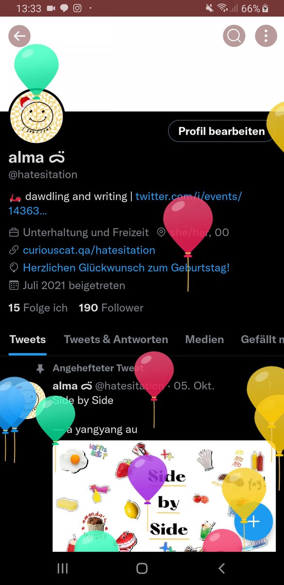 hatesitation's tweet photo. hello guess who's turning 21 today 👀 https://t.co/9EEG4L1ZtJ