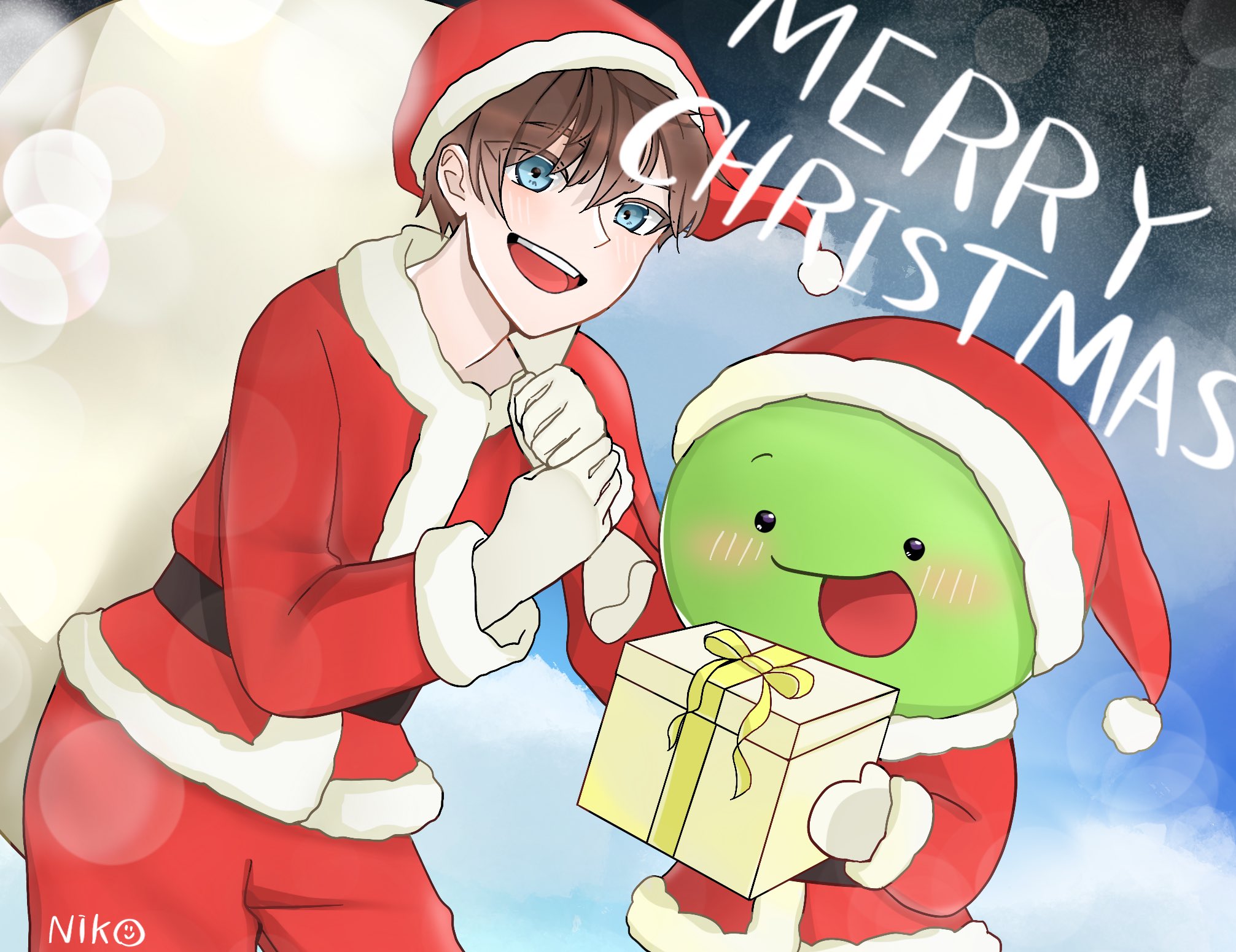 تويتر Niko على تويتر Merry Christmas まいぜんシスターズ イラスト Illustration T Co 9dty0isixu