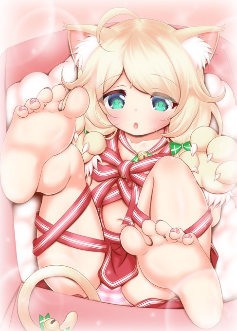 クリスマスこずえ「こずえがぷれぜんとー…だよー…にゃあ…❤」
#遊佐こずえ 