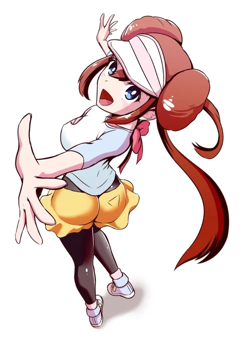 特に意味なく落書きでポケモントレーナーのメイさん。 