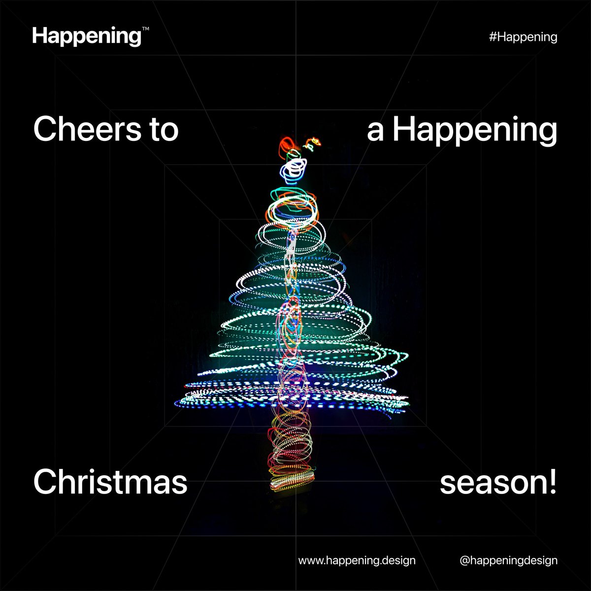 It's Christmas time! From all of us at Happening, we wish you Merry Christmas and happy holidays!

#christmas #design #happening