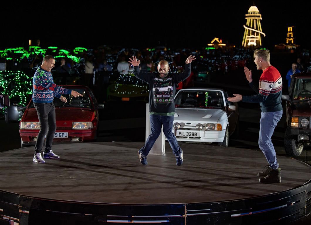 Guess the Christmas song? @BBC_TopGear tonight 8.30 BBC1