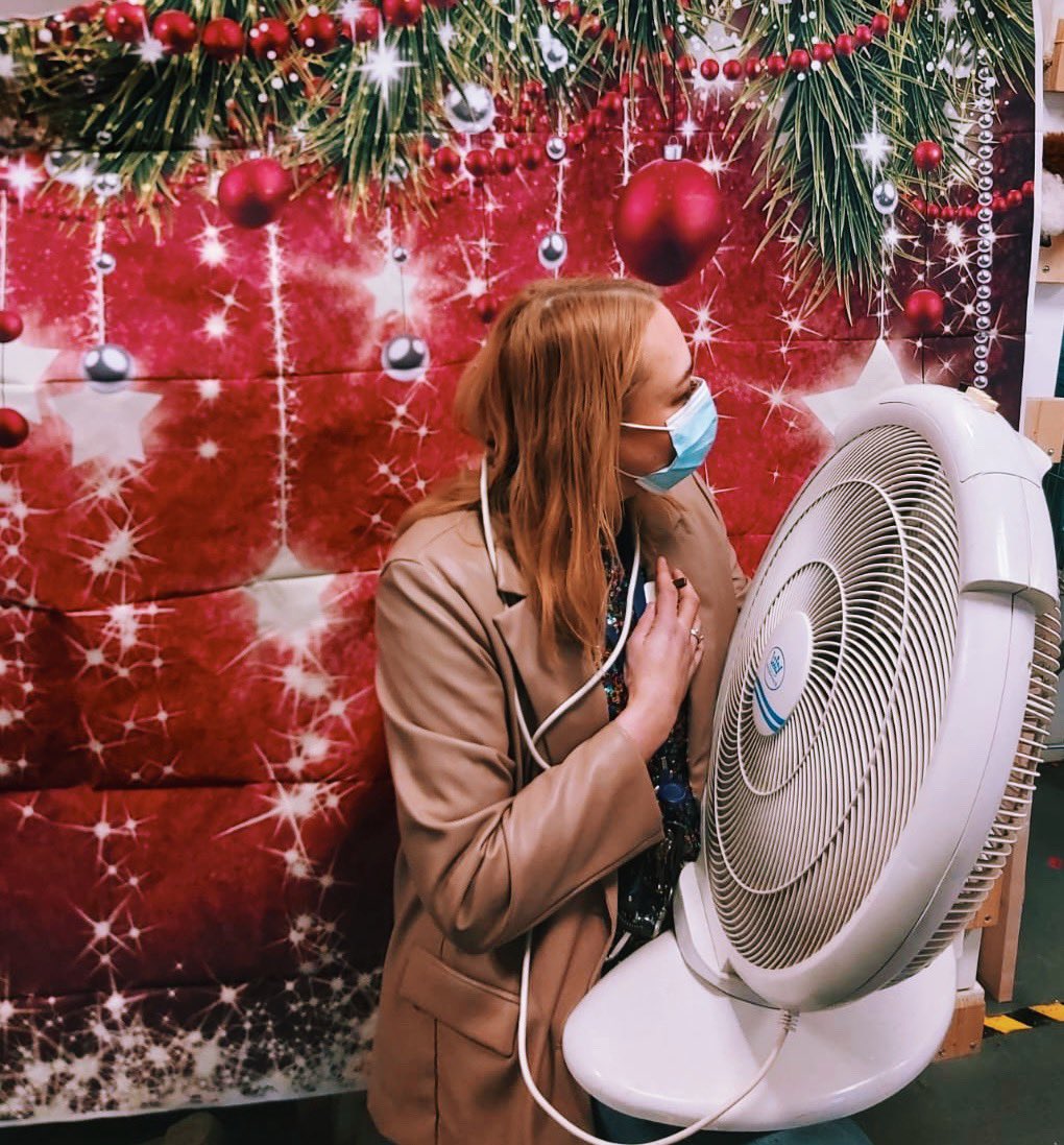 Today was a special day, I finally got to meet my biggest fan, here’s a picture from our meet and greet today. 
Merry Christmas Superfan #christmas #superfan #charity #fashion