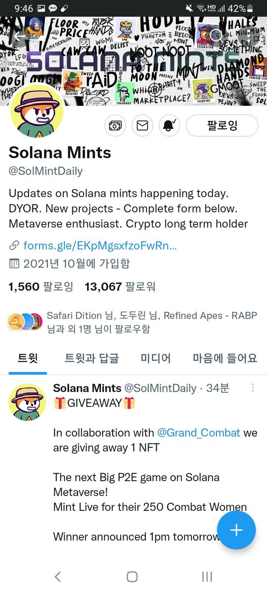 Goobonk's tweet photo. @SolMintDaily @Grand_Combat Done https://t.co/6U9Uy55Wav