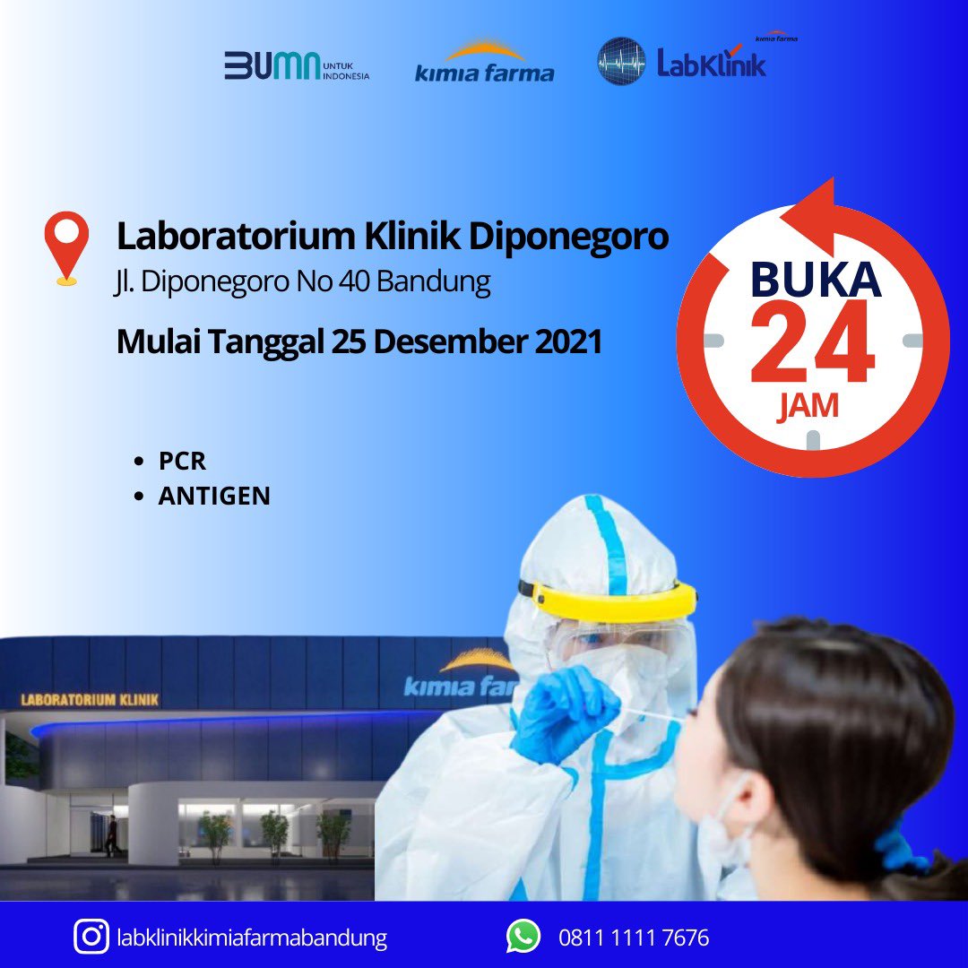 kaeflabklinik's tweet photo. Hai Sahabat Kaef,
Besok hari raya Natal tapi kita tetap menyediakan layanan loh untuk kamu, yuk segera datang!
#LabKlinikKimiaFarma
#BeraniCheckUp
#KimiaFarmaDiagnostika https://t.co/AXmaKyl9kt