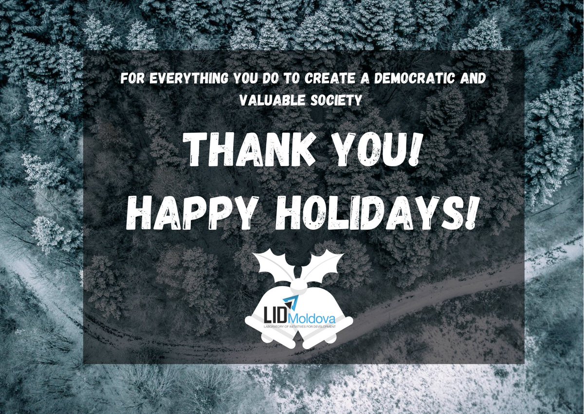 Echipa #LIDMoldova vă urează Crăciun Fericit și La mulți Ani!

#LIDMoldova team wishes you a Merry Christmas and Happy New Year!🤩