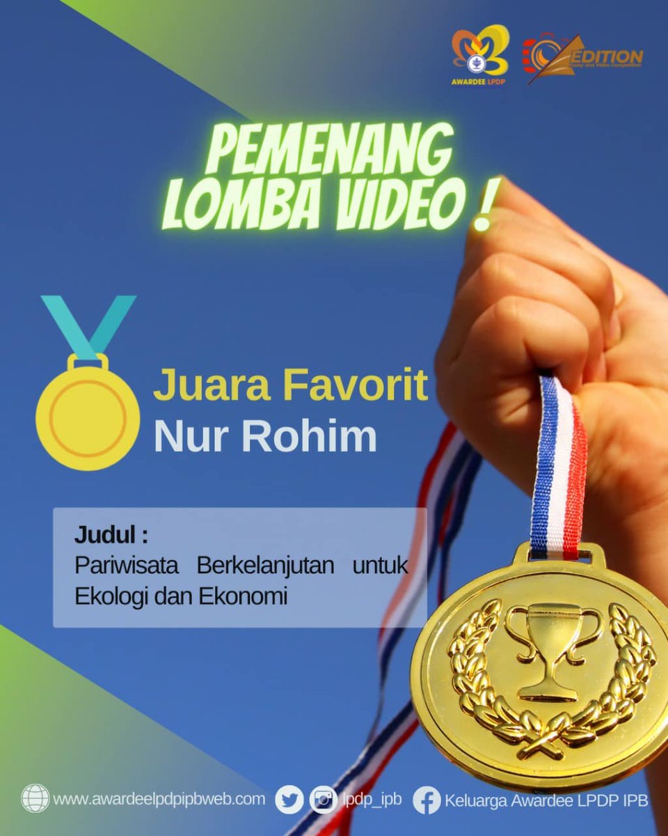 Awardee LPDP IPB tweet media