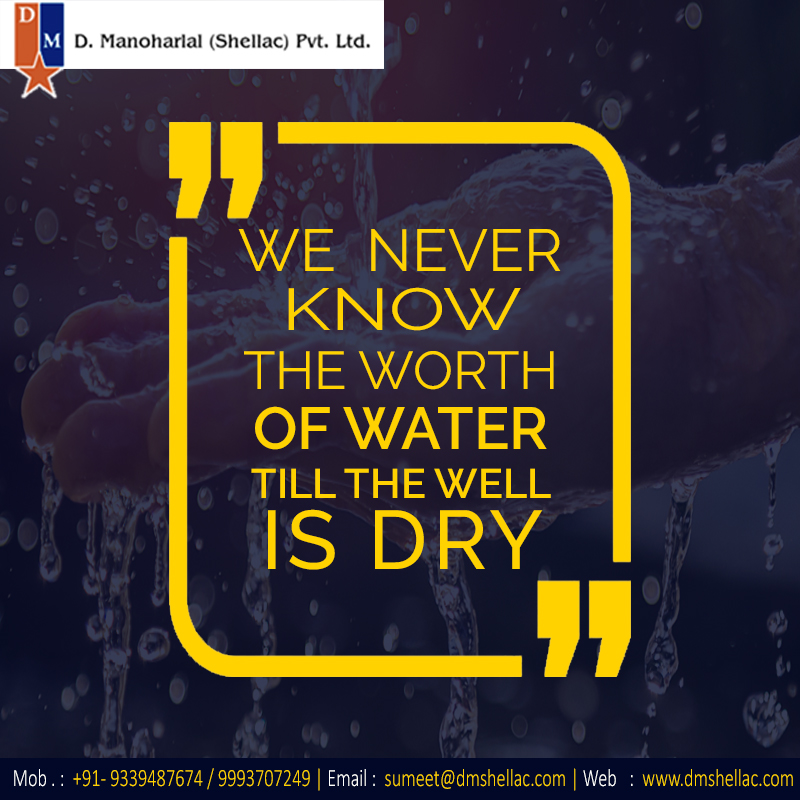 DM_SHELLAC's tweet photo. We Never Know The Worth Of Water Till The Well Is Dry!! https://t.co/QRBR10kkl5