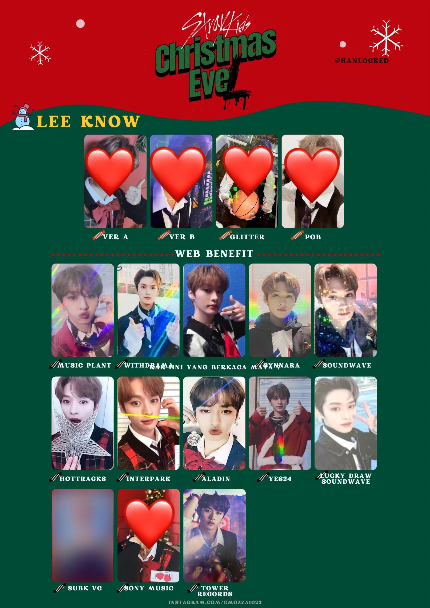 StrayKids christmas evel トレカ ひろっ StrayKids christmas evel トレカ ひろっ