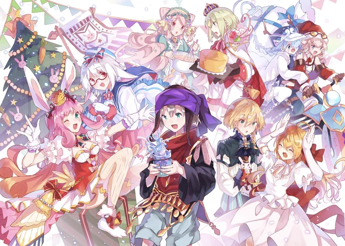 メルさいアンソロジーに寄稿させていただいた絵です🎄私はクリスマスは仕事で死んでいるのであげます よいクリスマスを! 