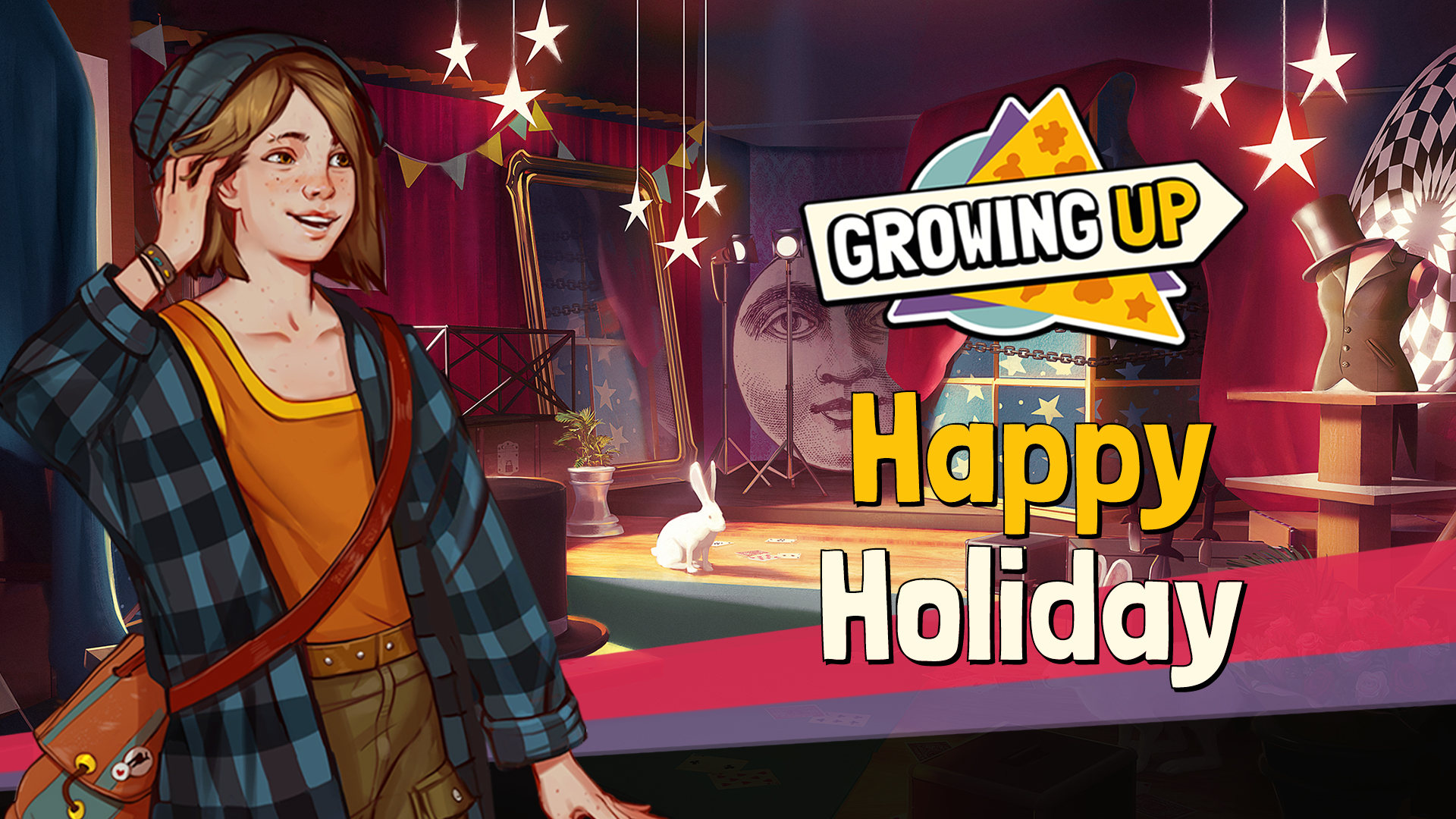 Growing Up Game on X: 1/2 Hello! We want to share our surprise with you!  Today we're releasing free DLC! as you can guess, it is adding 3 more  characters and 2