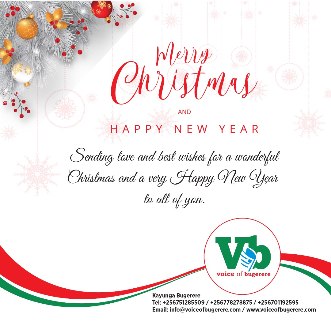 One year down the road, you have been with us, our readers, we wish you merry Christmas & Sweet new year.

#SourceofTruth 

@KiwanukaSulaim2 @RaysUganda @PatriqKanyomozi @kayiirajackson @BugandaOfficial @YekoyadaUG