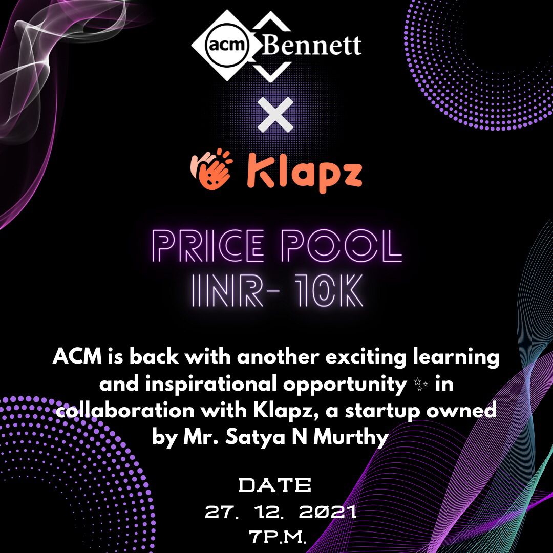 acm_bu's tweet photo. Mark your dates for ����𝟕𝐭𝐡 𝐃𝐞𝐜𝐞𝐦𝐛𝐞𝐫, 𝟕𝐏𝐌 sharp ⌚ for an amazing session that will leave you encouraged and enthusiastic for all your innovative entrepreneurship ideas 💡 

𝗙𝗼𝗹𝗹𝗼𝘄 𝘁𝗵𝗶𝘀 𝗹𝗶𝗻𝗸 𝗳𝗼𝗿 𝗿𝗲𝗴𝗶𝘀𝘁𝗿𝗮𝘁𝗶𝗼𝗻:
https://t.co/KFXxaYPsdh https://t.co/JMhouAHbfR
