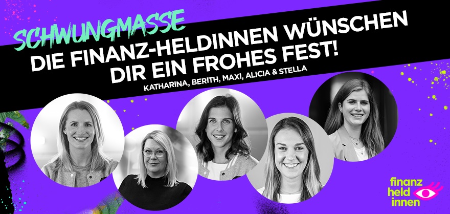 Die #finanzheldinnen wünschen Dir frohe #Festtage, eine ruhige und erholsame Zeit – damit Du für das kommende Jahr bereit bist. Denn wir unterstützen Dich gerne weiter, um Deine #finanziellen #Ziele zu verwirklichen. #MerryChristmas!
