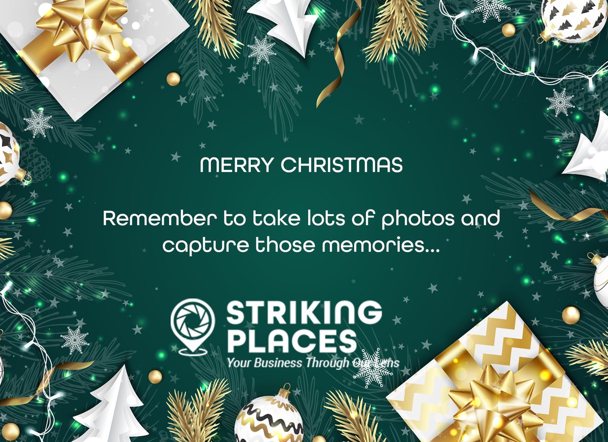 StrikingPlaces's tweet photo. #MerryChristmas everyone!
Looking forward to seeing lots of photos of smiles and memories over the festive period. Have a superb holiday.
#christmasphotos #christmascheer #openingpresents https://t.co/HnsjsEXBgw