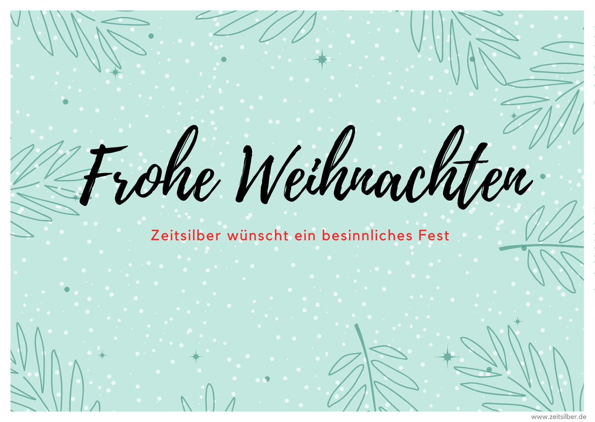 zeitsilber's tweet photo. Das gesamte Team von Zeitsilber wünscht euch und euren Liebsten ein frohes und besinnliches Weihnachtsfest 🎄🎅 Genießt die Feiertage und lasst es euch gut gehen 😊

#weihnachten2021 #Weihnachten https://t.co/70iHq1UJjN