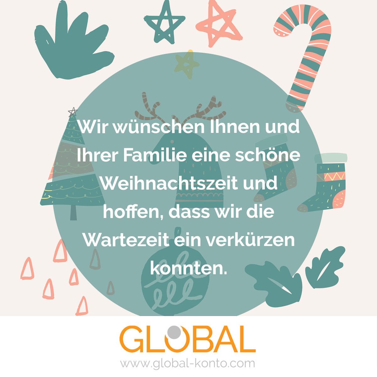 global_konto's tweet photo. #AdventskalenderFürJeden 🗝️🚪
Wir wünschen Ihnen und Ihrer Familie ein besinnliches Fest und bleiben Sie gesund. 🎅
#GlobalKonto #Adventskalender #Weihnachten #HeiligAbend https://t.co/6OEtGIAiQZ