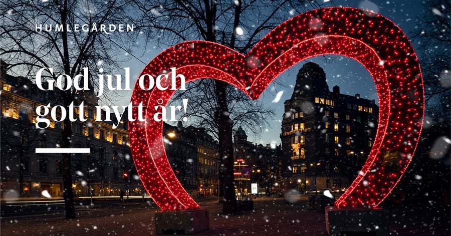 Vi på Humlegården är stolta över vårt samarbete med Stockholms Stadsmission, och stödjer deras arbete för en jul utan utanförskap. Ingen kan göra allt, men alla kan göra något. God jul och gott nytt år! https://t.co/z7gaxf7k1i