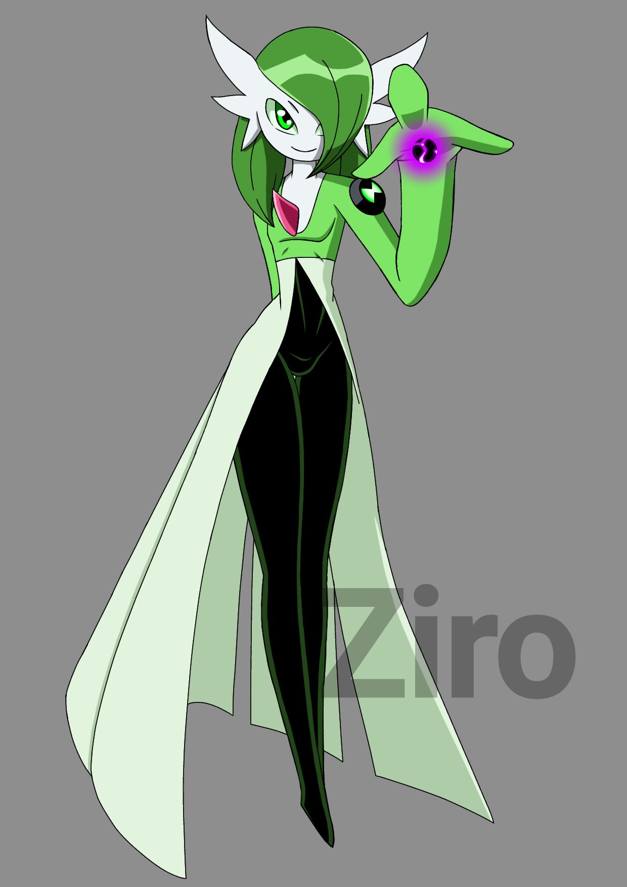 Ziro 🔞 on X: no alien not canon da minha fic de #Ben10, Mind Shock, o  alien Gardevoir macho. Com seus poderes de energia escura, ele cria mini  buracos negros e zonas