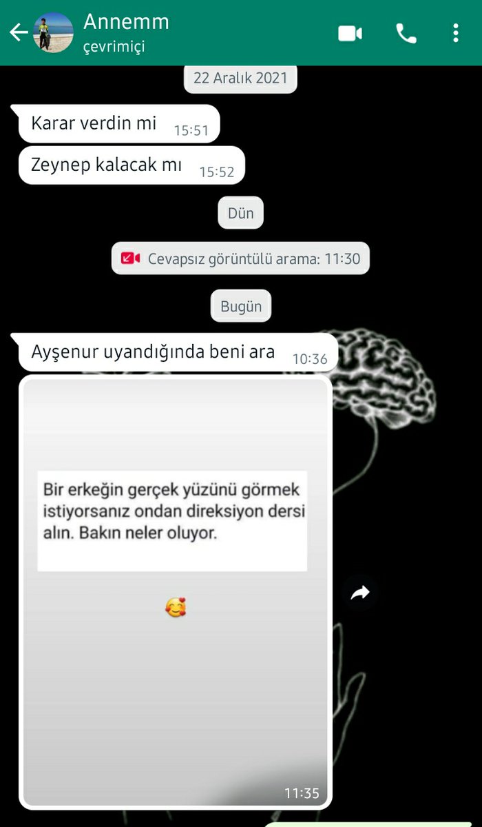Babam annemi biraz üzmüş