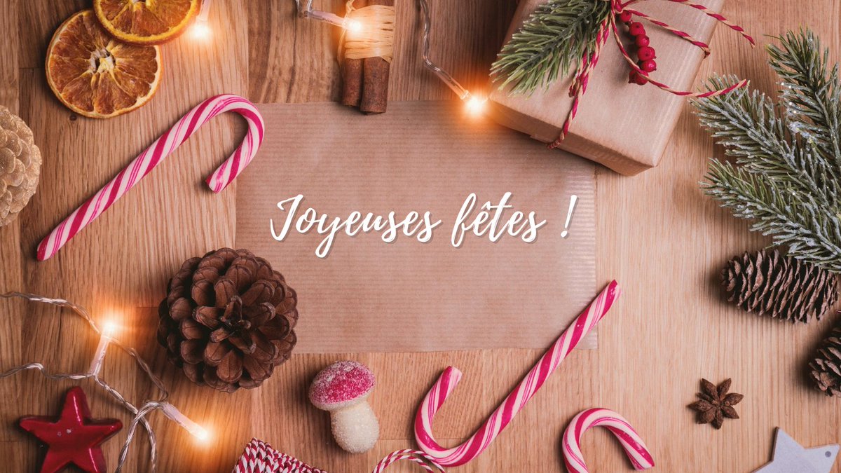 L'équipe du #Domaine vous souhaite de belles #fêtes de fin d'#année, pleines de joies et de bons moments avec vos proches ! 🎅🎄